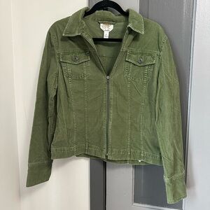 Talbots green corduroy jacket